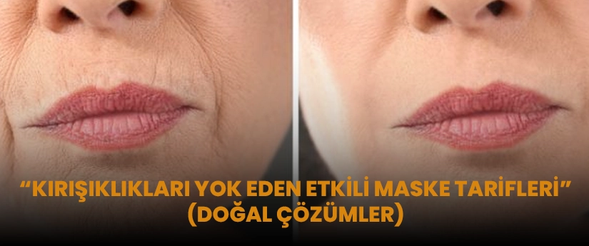 Kırışıklıkları yok eden maske içerik